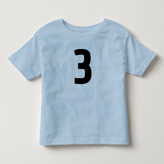 3. JERSEY-blauer T - SHIRT (Vorderseite)