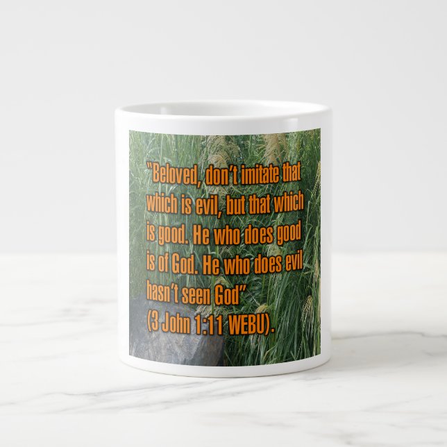 3 John 1:11 WEBU Mug Jumbo-Tasse (Vorderseite)