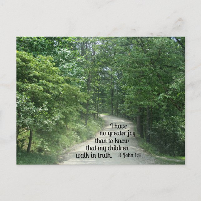 3. John 1:4 Postkarte (Vorderseite)