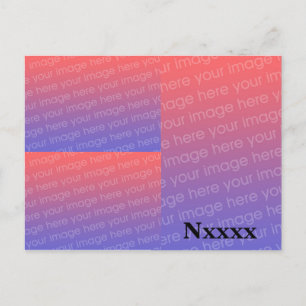 3 Karten-Schablone des Bild-Amateurradio-QSL Postkarte