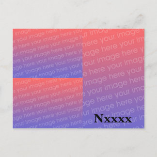 3 Karten-Schablone des Bild-Amateurradio-QSL Postkarte