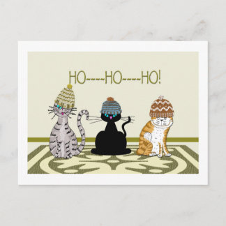 3 Katzen mit Weihnachten