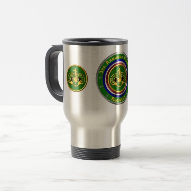 3. Kavallerieregiment   Reisebecher (Vorderseite Links)