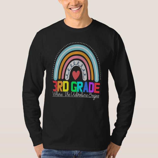 3. Klasse des Regenbogenleoparden T-Shirt (Vorderseite)