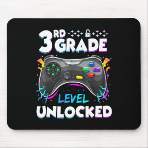 3. Klasse freigeschaltet Zurück zur Schule Erster  Mousepad