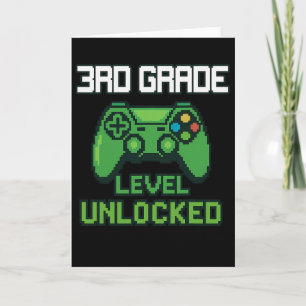 3. Klasse freigeschalteter Gamer Ck Zur Schule Jun Karte