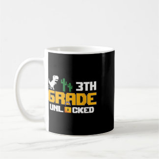 3. Klasse freigeschaltetes lustiges Dinosaurier-Vi Kaffeetasse