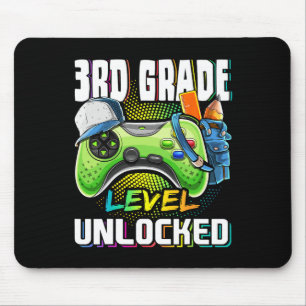 3. Klasse freigeschaltetes Videospiel Zurück zur S Mousepad