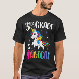 3. Klasse ist magisches Einhorn Zurück zur Schule T-Shirt