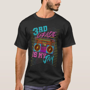 3. Klasse ist mein Ding 80er Vintage Boombox Schül T-Shirt