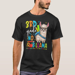 3. Klasse Kein Prob Lama Glücklicher Erster Schult T-Shirt