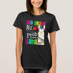 3. Klasse Keine Probllama Zurück zur Schule Süße L T-Shirt