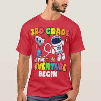 3. Klasse Lass des Abenteuers zurück in die Schule T-Shirt