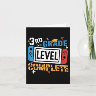 3. Klasse Level Abgeschlossen Letzter Schultag Gam Karte