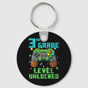 3. Klasse Level freigeschalteter Gamer Controller Schlüsselanhänger
