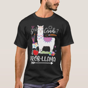 3. Klasse No Prob Llama Erster Schultag T-Shirt