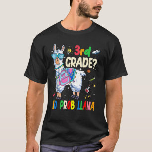 3. Klasse Nr. Prob Llama Lehrer Student Erster Tag T-Shirt