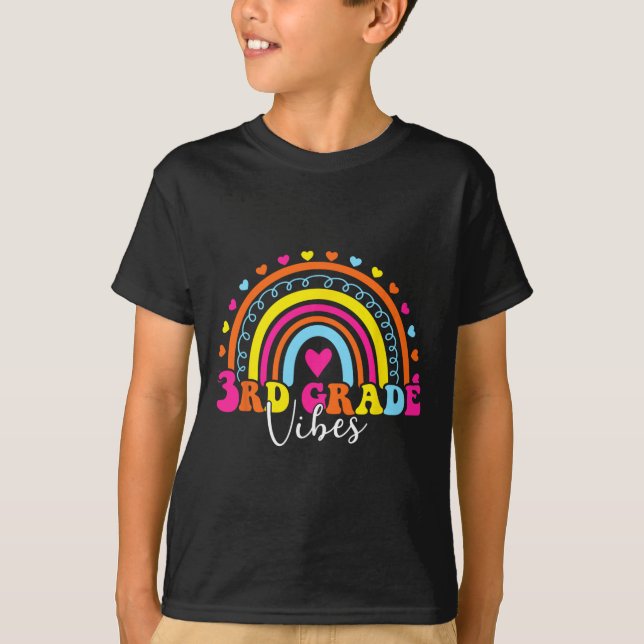 3. Klasse Re to School Retro 5. Klasse Tee (Vorderseite)