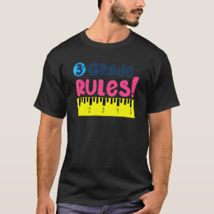 3. Klasse Regeln Schüler & Lehrer T-Shirt