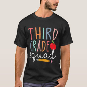 3. Klasse Squad dritte Klasse zurück zur Schule T-Shirt
