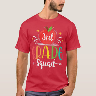 3. Klasse Squad Lustige Lehrer für den Schulbeginn T-Shirt