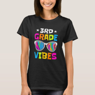 3. Klasse Vibes Sonnenbrille zurück zur Schule T-Shirt