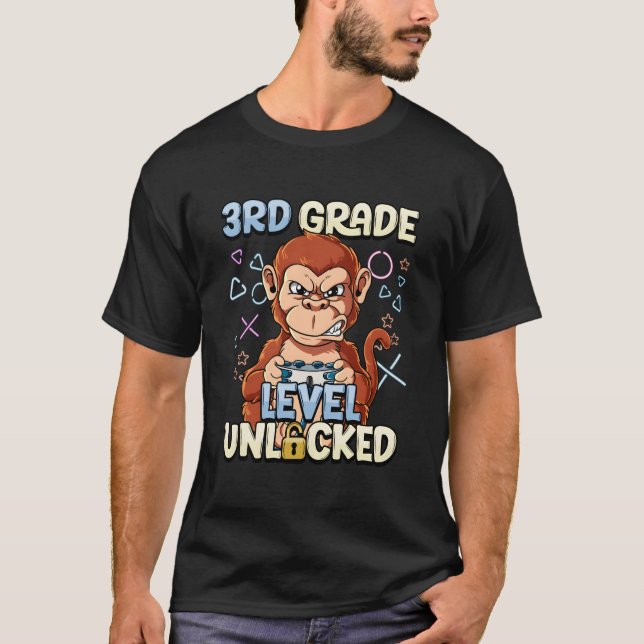 3. Klassenstufe freigeschaltet T-Shirt (Vorderseite)