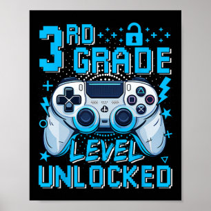 3. Klassenstufe freigeschaltetes Videospiel erster Poster