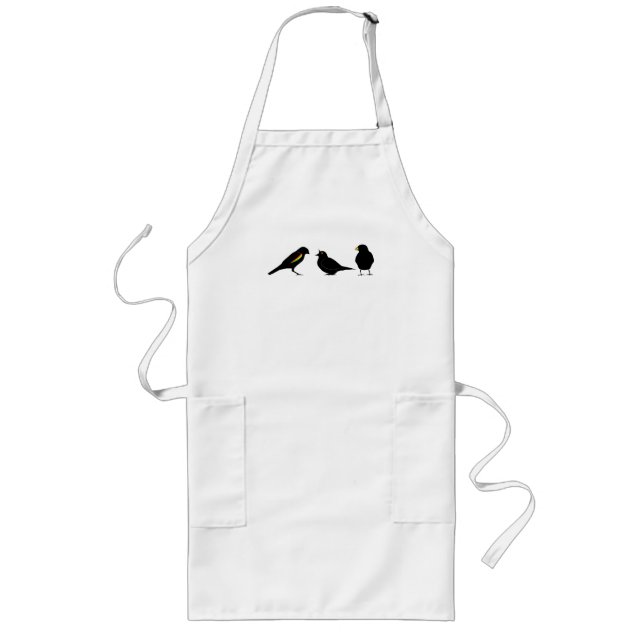 3 kleine Vögel durch erndub Lange Schürze (Vorne)