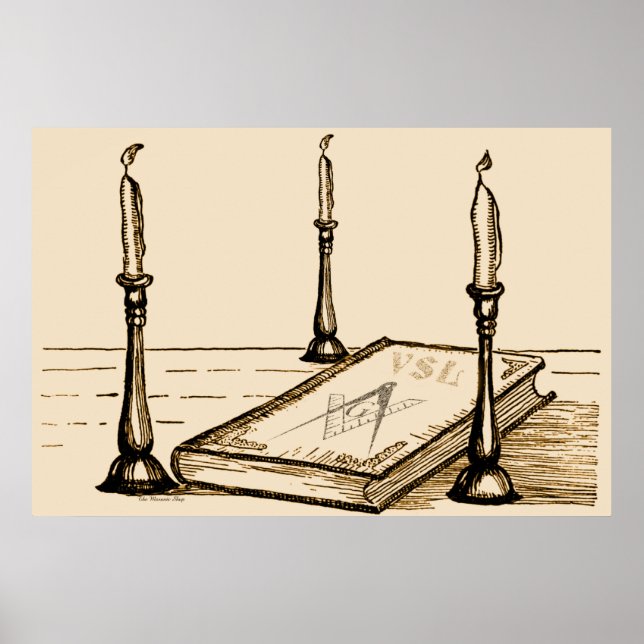 3 kleinere Leuchten Poster (Vorne)