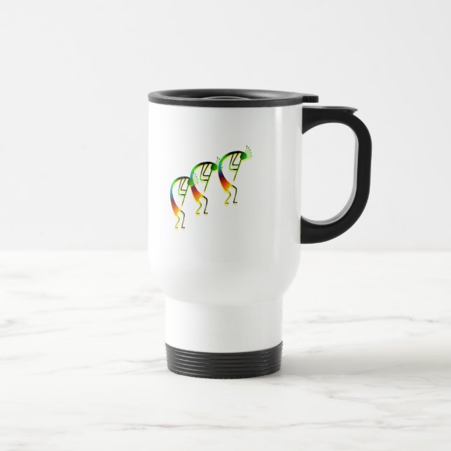 3 Kokopelli #12 Reisebecher (Rechts)