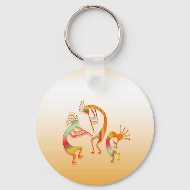 3 Kokopelli_#51 Schlüsselanhänger (Vorderseite)