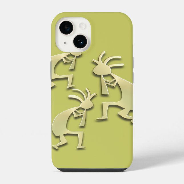 3 Kokopelli #57 iPhone Hülle (Rückseite)