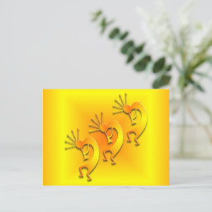3 Kokopelli #89 Postkarte