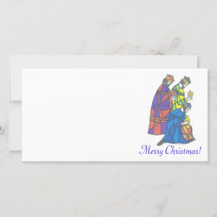 3 Könige, frohe Weihnachten! Feiertagskarte