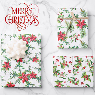 3 Koordinierung der Weihnachtsfeierlichkeiten von  Geschenkpapier Set