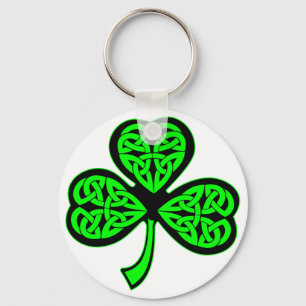 3 Leaf Celtic Kleeblatt Schlüsselanhänger