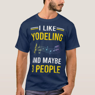 3 Leute Jodeln Jodel T-Shirt