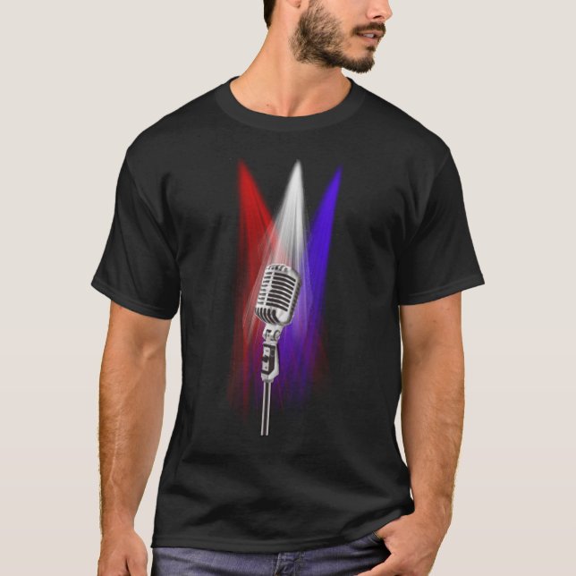 3 Lichter 1 Mic T-Shirt (Vorderseite)