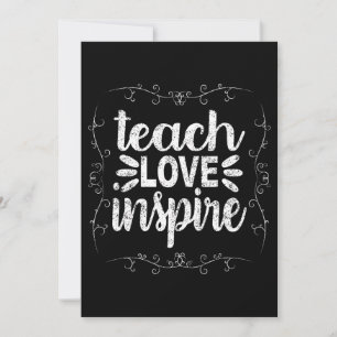 3- Liebe Lehren Inspirieren Shirt, Retro Vintage L Einladung