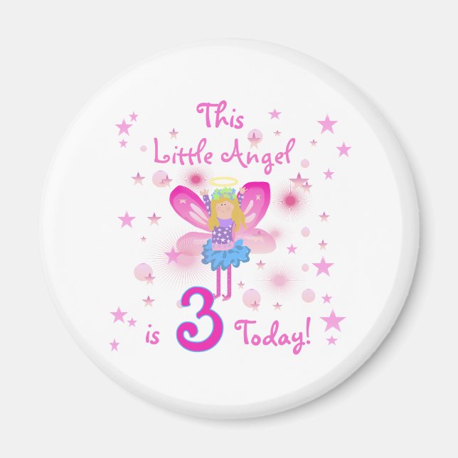3. Little Angel Birthday Magnet (Vorne)