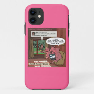 3 Little Social Media Savvy Schweine iPhone 5/5S F Case-Mate iPhone Hülle