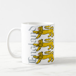 3 Löwe-England-Tasse Kaffeetasse