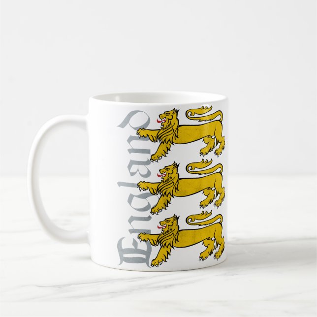 3 Löwe-England-Tasse Kaffeetasse (Links)