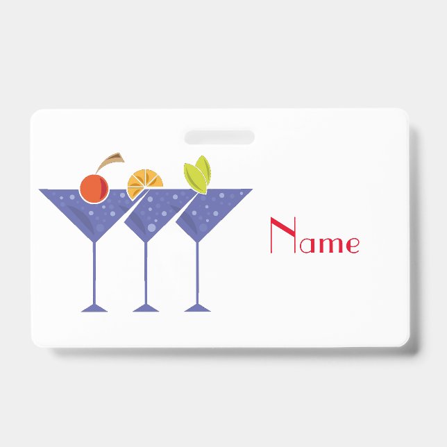 3 Martini Cocktails Thunder_Cove Ausweis (Vorderseite)