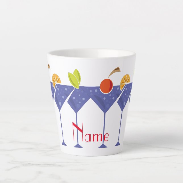 3 Martini Cocktails Thunder_Cove Milchtasse (Vorderseite)