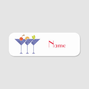 3 Martini Cocktails Thunder_Cove Namensschild