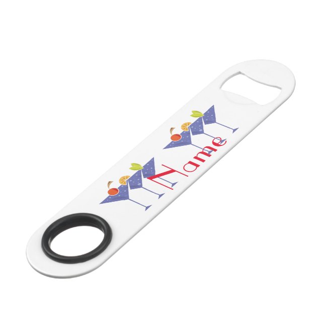 3 Martini Cocktails Thunder_Cove Speed Flaschenöffner (Vorderseite Schrägansicht)