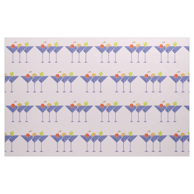 3 Martini Cocktails Thunder_Cove Stoff (Fat Quarter (45,7 x 55,9 cm))