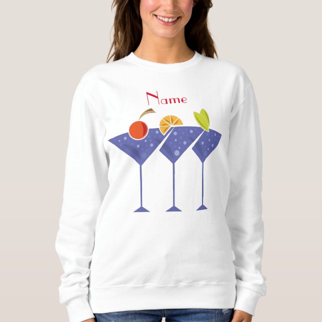 3 Martini Cocktails Thunder_Cove Sweatshirt (Vorderseite)